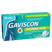 Gaviscon Chewing Gum Cool Mint Gums X 10