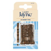Lady Jayne Bobby Pins Brown X 25 Aged Smart