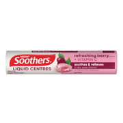 Soothers Liquid Centres Refreshing Berry + Vitamin C Medicated Lozenges X 10