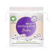 Swisspers Baby Organic Cotton Cleansing Pads X 40