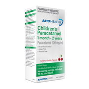 ApoHealth Children’s Paracetamol 1 Month - 2 Years 20ml