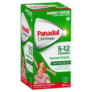 Panadol 5-12 Years Colourfree (Strawberry) 100ml
