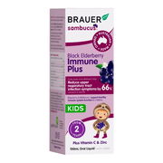 Brauer Sambucus Kids Black Elderberry Immune Plus 100ml Aged Smart