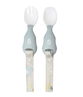 Bibado Attachable Weaning Cutlery Spoon & Fork Set (Cosmic Companions)