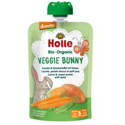 Holle Organic Pouch Veggie Bunny - Carrot & Sweet Potato with Peas 100g (Expiry 07.10.2025)