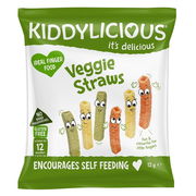Kiddylicious Veggie Straws 12g Aged Smart