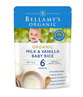 Bellamy's Organic Milk & Vanilla Baby Rice 125g (Limit 2 per order)