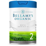 Bellamy's Organic Beta Genica-8 Step 2 Follow On Formula 800g (Limit 2 per order) Aged Smart