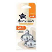 Tommee Tippee CTN Teat (Fast Flow) X 2 Aged Smart