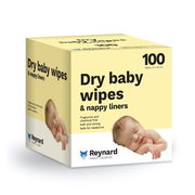 Reynard Dry Baby Wipes & Nappy Liners X 100