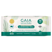 Gaia Biodegradable Water Wipes X 70