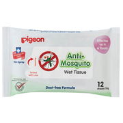 Pigeon Anti-Mosquito Wet Wipes X 12 Aged Smart