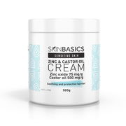 Skin Basics Zinc & Castor Oil Cream Jar 500g Aged Smart
