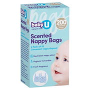 babyU Scented Nappy Bags X 200 Aged Smart