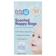babyU Scented Nappy Bags X 50 Aged Smart