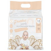 Pandas by Luvme Eco Disposable Nappies Medium (6-11kg) X 18