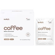 Switch Nutrition Coffee Mental Focus Elixir Mocha Sachets 6g X 25 Aged Smart