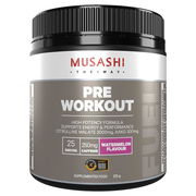 Musashi Pre Workout Watermelon 225g Aged Smart
