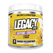 Muscle Nation Legacy Sport Pre-Workout Mango Passionfruit 225g Aged Smart
