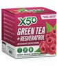 X50 Green Tea + Resveratrol Antioxidant Energy Drink Sachets (Raspberry) 3g X 60