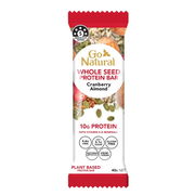 Go Natural Whole Seed Protein Bar Cranberry Almond 40g X 16