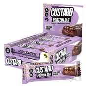 Muscle Nation Custard Protein Bar Choc Fudge Brownie 60g X 12