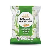 Go Natural HiProtein Veggie Chips Sour Cream & Chives Flavour 100g