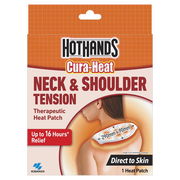 Hot Hands Cura-Heat Neck & Shoulder Tension Therapeutic Heat Patch (1 Pack)