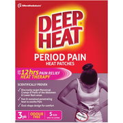 Deep Heat Period Pain Heat Patches X 3