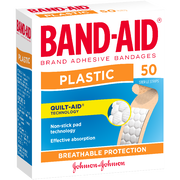 Band-Aid Plastic Strip X 50