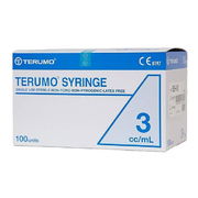 Terumo Syringe 3cc/ml (Luer Lock Tip) X 100