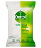 Dettol 2 in 1 Hand & Surfaces Anti-Bacterial Wipes X 15