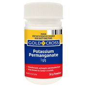 Gold Cross Potassium Permanganate 50g Aged Smart
