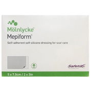 Molnlycke Mepiform Silicone Scar Dressing (5cm x 7.5cm) X 5