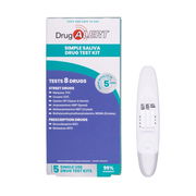Drug Alert Street & Prescription Drugs Simple Saliva Drug Test Kit X 5