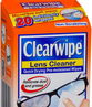 Clearwipe Lens Cleaner Quick Drying Pre-Moistened Wipes X 20