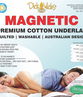 Dick Wicks Premium Cotton Quilted Magnetic Naked Underlay Double