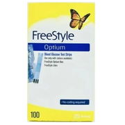 Abbott Optium Glucose Strips X 100