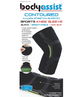 BodyAssist Contoured Sports Knee Sleeve Black (Small)