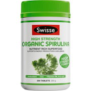 Swisse High Strength Organic Spirulina Tab X 200 Aged Smart