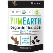 Yum Earth Organic Licorice - Black 142g