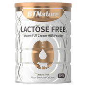 BTNature Lactose Free Instant Full Cream Milk Powder 800g Aged Smart