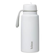 B.Box Insulated Flip Top Bottle 1L - White Out Aged Smart
