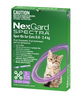NexGard Spectra Spot On for Small Cats (0.8 - 2.4kg) 0.3ml X 3 - Purple