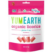 Yum Earth Organic Licorice  - Strawberry 142g Aged Smart