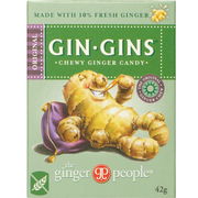 The Ginger People Gin Gins Chewy Ginger Candy Original 42g Aged Smart
