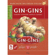 The Ginger People Gin Gins Chewy Ginger Spicy Apple Candy 84g Aged Smart