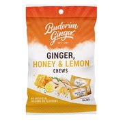 Buderim Ginger Ginger, Honey & Lemon Chews 50g Aged Smart