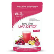 Morlife Berry Clean Liv'a Detox Powder 200g Aged Smart