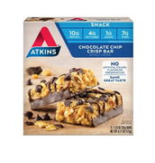 Atkins Day Break Bar Chocolate Chip Crisp 35g X 5 (Expiry 06.12.2025) Aged Smart